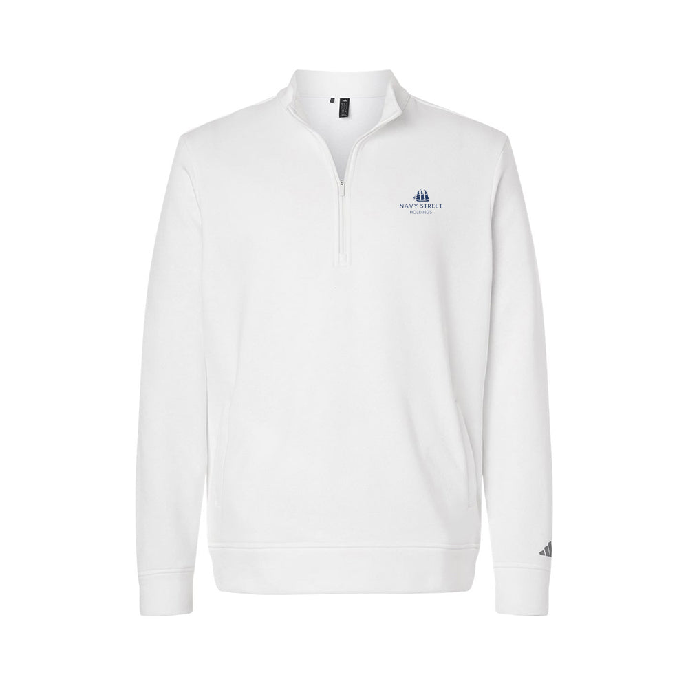 Adidas Men's Elevated Fleece Quarter-Zip Pullover