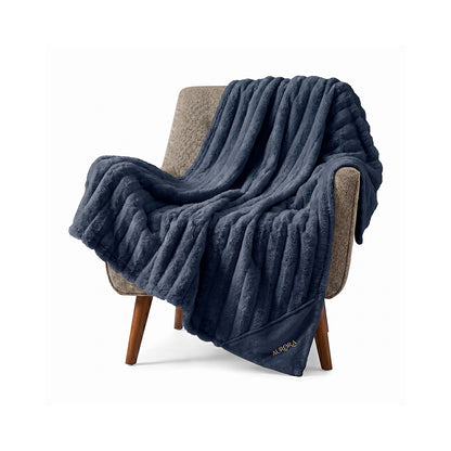 Aurora Faux Fur Polyester Blanket