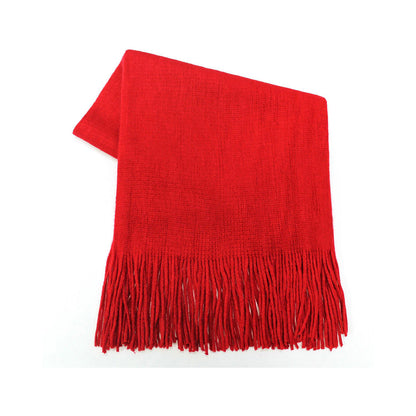 Bouclé Fringed Scarf