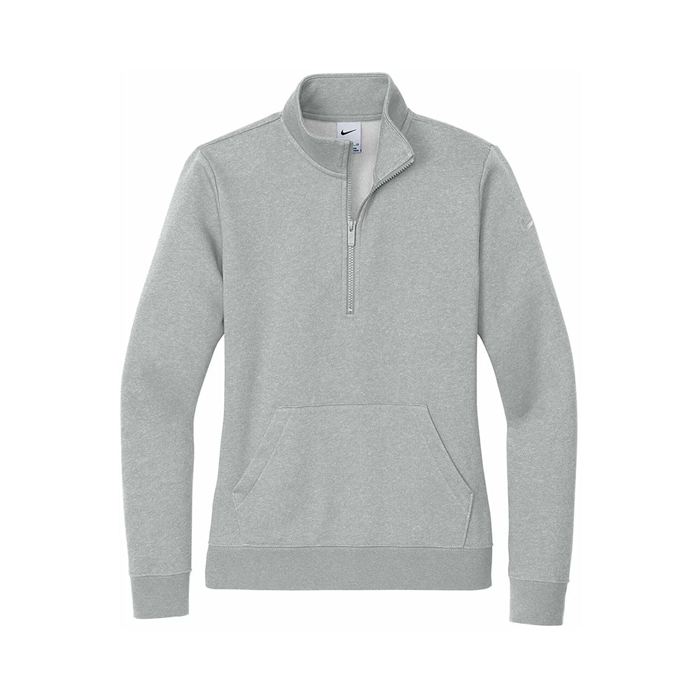 Nike Women's Club Fleece Sleeve Swoosh 1/2 Zip