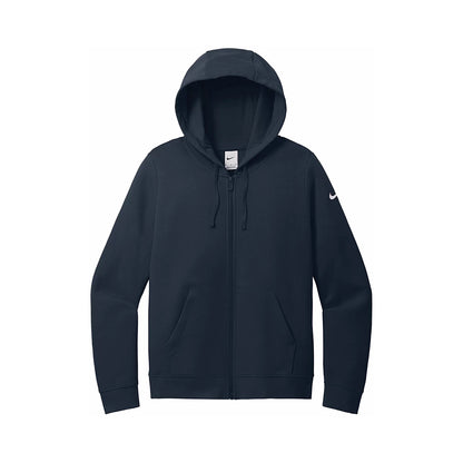 Nike Women's Club Fleece Sleeve Swoosh Full Zip Hoodie
