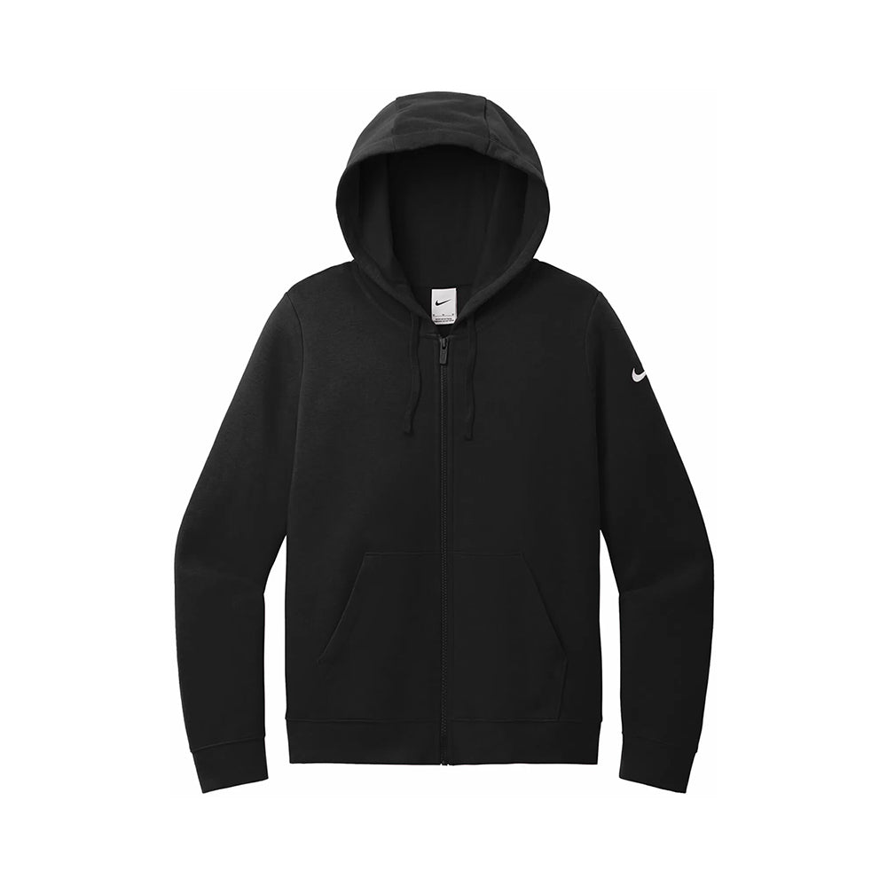 Nike Women's Club Fleece Sleeve Swoosh Full Zip Hoodie